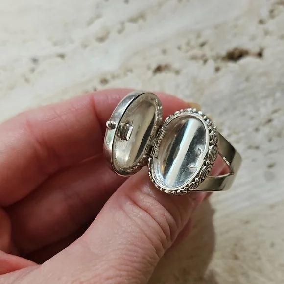 Sajen Sterling Silver Labradorite Ring Size 10 - Picture 6 of 11